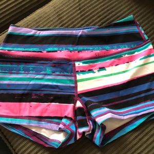 Savage barbell booty shorts